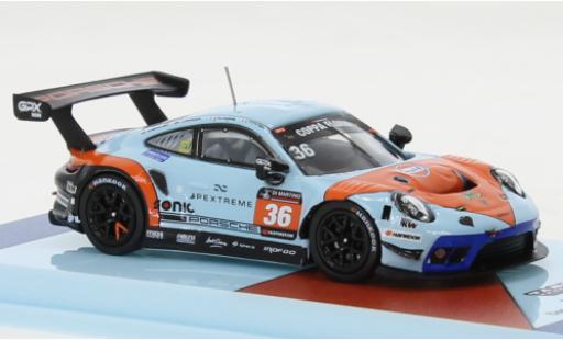 Porsche 992 GT3 R 1/64 Tarmac Works 911 (991) No.36 Gulf 12h Coppa Florio Sizilien 2020 modellautos