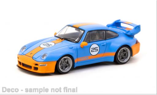 Modellautos Porsche 993 1/64 Tarmac Works 911  Gunther Works bleu clair/orange Porsche 993 1/64 Tarmac Works 911  Gunther Works bleu clair/orange modellautos