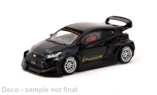 Modellautos Toyota Yaris 1/64 Tarmac Works GR Pandem noire Toyota Yaris 1/64 Tarmac Works GR Pandem noire modellautos