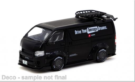 Modellautos Toyota Hiace 1/64 Tarmac Works Widebody noire Toyota Hiace 1/64 Tarmac Works Widebody noire modellautos