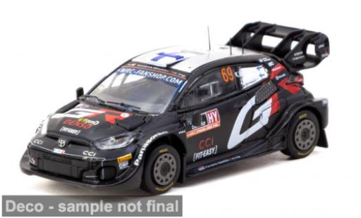 Toyota Yaris 1/64 Tarmac Works GR Rally1 Hybrid Rally Latvia 2024 Gazoo Racing WRT #69 1:64 modellautos