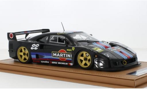 Ferrari F40 1/18 Tecnomodel LM schwarz Martini 1996 1:18 modellautos