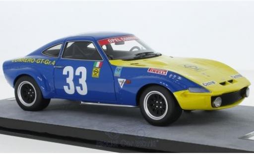 Modellautos Opel GT 1/18 Tecnomodel 1900 No.33 Squadra Conrero Targa Florio 1972 R.Facetti/M.-C.Beaumont Opel GT 1/18 Tecnomodel 1900 No.33 Squadra Conrero Targa Florio 1972 R.Facetti/M.-C.Beaumont modellautos