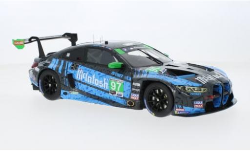Bmw M4 1/18 Top Speed GT3 No.97 Turner Motorsports IMSA Laguna Seca 2023 1:18 modellautos