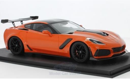 Modellautos Chevrolet Corvette C7 1/18 Top Speed C7 ZR-1 mettalic orange/carbon Chevrolet Corvette C7 1/18 Top Speed C7 ZR-1 mettalic orange/carbon modellautos