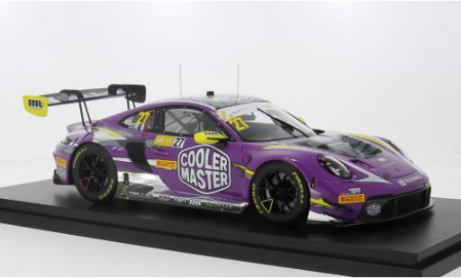 Porsche 992 GT3 R 1/18 Top Speed 911  No.27 Hubauto Racing Macau Guia Race 2023 1:18 modellautos