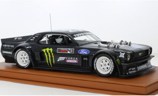 Modellautos Ford Mustang 1/18 Topmarques Collectibles Hoonigan matte noir 1965 Ford Mustang 1/18 Topmarques Collectibles Hoonigan matte noir 1965 modellautos