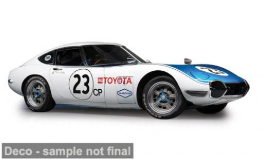 Toyota 2000 GT 1/64 IXO America weiss/blau 1967 1:64 modellautos