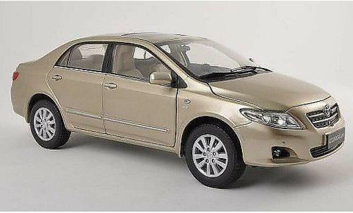 Toyota Corolla Base 1/18 Paudi gold 2007 modellautos