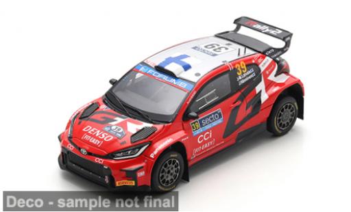 Toyota Yaris 1/43 Spark GR Rally 2 Rally Finland 2024 Gazoo Racing WRT #39 J.M.Latvalla/J.H&auml;nninen 1:43 modellautos