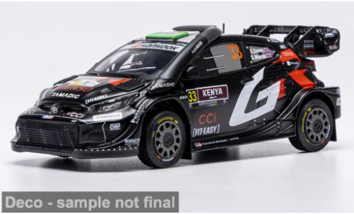 Toyota Yaris 1/43 IXO GR Rally1 Safari Rallye Kenia 2025 #33 E.Evans/S.Martin 1:43 modellautos