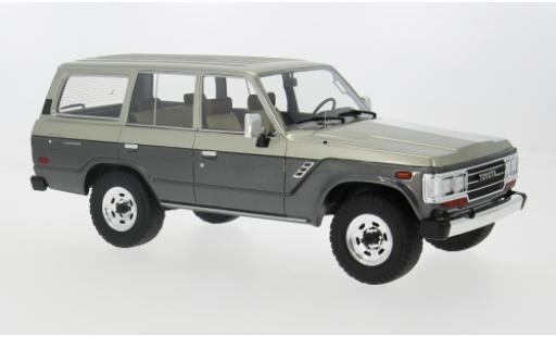 Toyota Land Cruiser 1/18 Lucky Step Models (J60) silber/grau 1987 1:18 modellautos