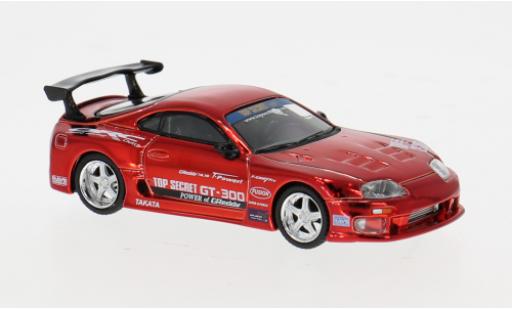 Modellautos Toyota Supra (A80) Top Secret GT-300 rot 2014 1/64 Mini GT