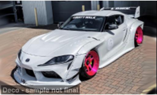 Toyota Supra 1/18 Solido GR weiss/pink 2025 1:18 modellautos