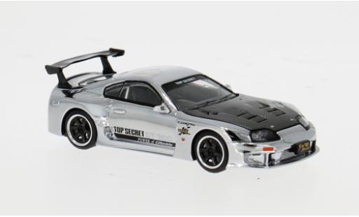 Modellautos Toyota Supra Super GT GT300 silber 1/64 Pop Race