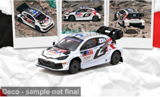 Modellautos Toyota Yaris Rally1 Hybrid weiss WRC Rally Finland 2024 #5 S.Pajari 1/64 Tarmac Works