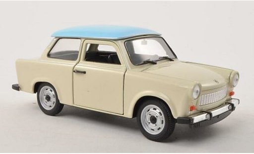 Trabant 601 Base 1/24 Welly beige/blau modellautos