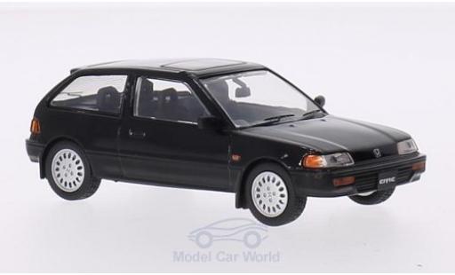 Honda Civic 1/43 Triple 9 Collection schwarz RHD 1987 modellautos