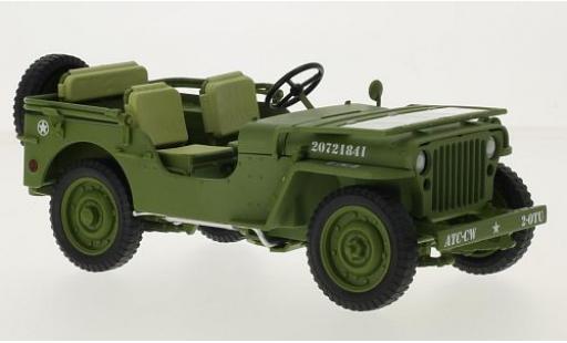 Modellautos Jeep Willys 1/18 Triple 9 Collection matt-oliv/weiss U.S. Army - Military Police 1941 Jeep Willys 1/18 Triple 9 Collection matt-oliv/weiss U.S. Army - Military Police 1941 modellautos
