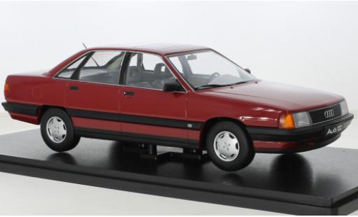Modellautos Audi 100 1/18 Triple 9 Collection (C3) rouge 1989 Audi 100 1/18 Triple 9 Collection (C3) rouge 1989 modellautos