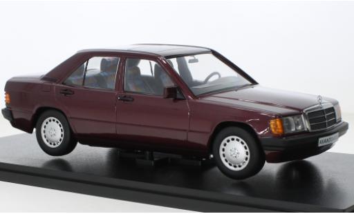 Mercedes 190 1/18 Triple 9 Collection E (W201) 1.8 Avantgarde Rosso metallise rouge foncé 1993 modellautos
