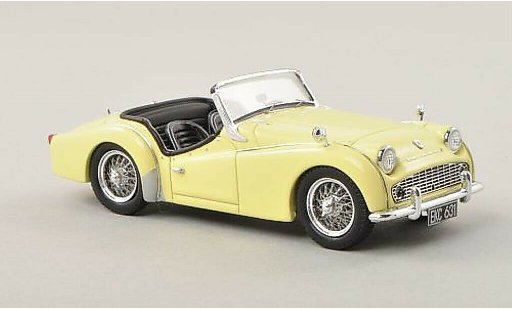 Triumph TR3 A 1/43 Spark gelb LHD 1960 modellautos