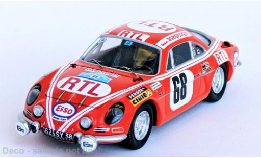 Modellautos Alpine A110 1/43 Trofeu Renault Herault Rally 1972 #68 1:43 Alpine A110 1/43 Trofeu Renault Herault Rally 1972 #68 1:43 modellautos