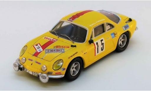 Modellautos Alpine A110 1/43 Trofeu Renault No.15 Olympia Rallye 1972 H.Schuller/H.Weidmann Alpine A110 1/43 Trofeu Renault No.15 Olympia Rallye 1972 H.Schuller/H.Weidmann modellautos