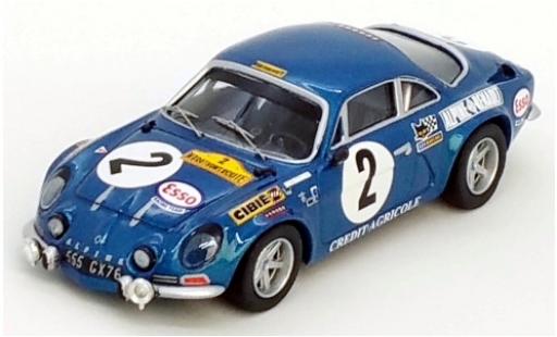 Alpine A110 1/43 Trofeu Renault No.2 Marathon de la Route 1971 J-L.Therier/J.Henry/M.Nusbaumer modellautos