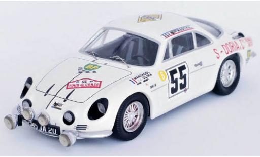 Alpine A110 1/43 Trofeu Renault No.55 Tour de Corse 1969 J.-P.Manzagol/J.-P.Oliva modellautos