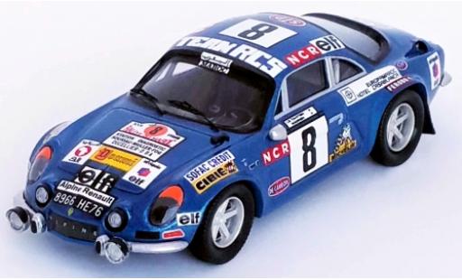 Alpine A110 1/43 Trofeu Renault No.8 Rally Marokko 1974 Le Tahitien/G.de Warren modellautos