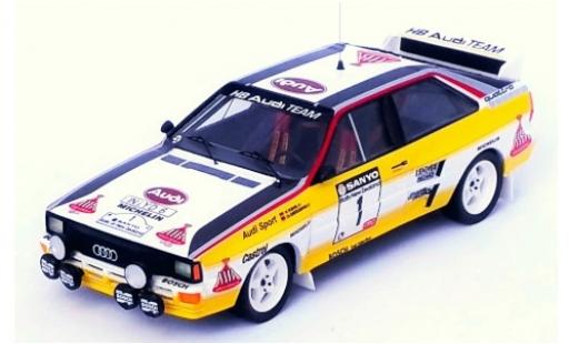 Modellautos Audi Quattro 1/43 Trofeu No.1 HB Team HB Rallye New Zealand 1984 W.Röhrl/C.Geistdörfer Audi Quattro 1/43 Trofeu No.1 HB Team HB Rallye New Zealand 1984 W.Röhrl/C.Geistdörfer modellautos