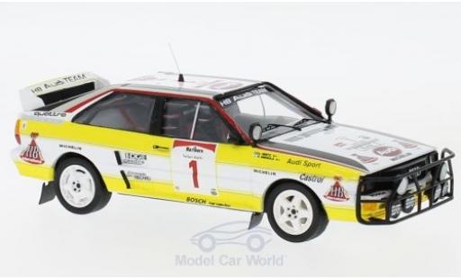 Modellautos Audi Quattro 1/43 Trofeu quattro No.1 HB Team HB Rallye WM Safari Rallye 1984 H.Mikkola/A.Hertz Audi Quattro 1/43 Trofeu quattro No.1 HB Team HB Rallye WM Safari Rallye 1984 H.Mikkola/A.Hertz modellautos