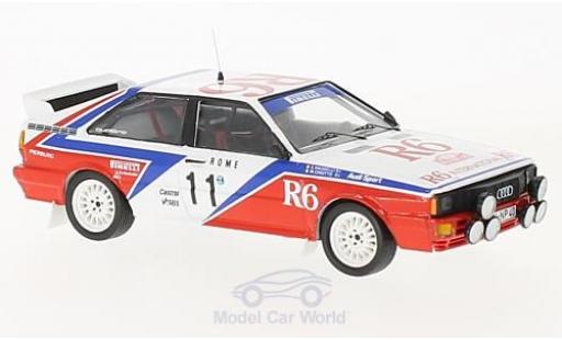 Modellautos Audi Quattro 1/43 Trofeu quattro No.11 Rallye WM Rallye Monte Carlo 1982 M.Cinotto/E.Radaelli Audi Quattro 1/43 Trofeu quattro No.11 Rallye WM Rallye Monte Carlo 1982 M.Cinotto/E.Radaelli modellautos