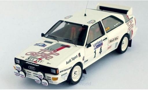 Modellautos Audi Quattro 1/43 Trofeu quattro No.14 Top Gear Rallye WM RAC Rallye 1984 M.Wilson/N.Harris Audi Quattro 1/43 Trofeu quattro No.14 Top Gear Rallye WM RAC Rallye 1984 M.Wilson/N.Harris modellautos