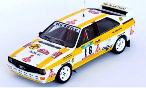 Modellautos Audi Quattro 1/43 Trofeu quattro No.16 HB Rallye WM Rallye Portugal 1985 W.Grissmann/J.Pattermann Audi Quattro 1/43 Trofeu quattro No.16 HB Rallye WM Rallye Portugal 1985 W.Grissmann/J.Pattermann modellautos