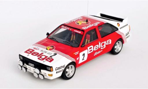 Audi Quattro 1/43 Trofeu No.2 Belga Team Belga Boucles de Spa 1985 B.Waldegaard/H.Thorszelius modellautos
