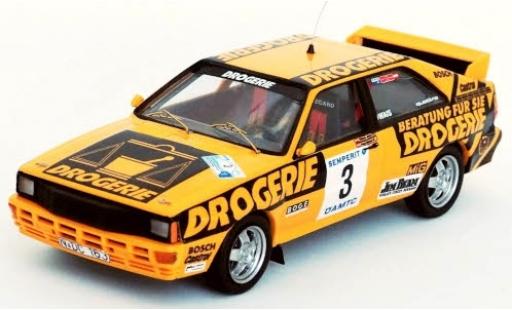 Audi Quattro 1/43 Trofeu quattro No.3 Int. Semperit Rally 1983 W.Wiedner/F.Zehetner modellautos
