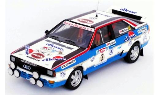 Modellautos Audi Quattro 1/43 Trofeu quattro No.3 Rallye WM Rallye Argentinien 1984 J.Recalde/J.Del Buono Audi Quattro 1/43 Trofeu quattro No.3 Rallye WM Rallye Argentinien 1984 J.Recalde/J.Del Buono modellautos