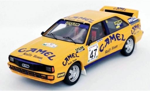 Modellautos Audi Quattro 1/43 Trofeu quattro No.47 Camel Rally Team Camel Fthiotidas Rally 1990 Iaveris/El-Em Audi Quattro 1/43 Trofeu quattro No.47 Camel Rally Team Camel Fthiotidas Rally 1990 Iaveris/El-Em modellautos