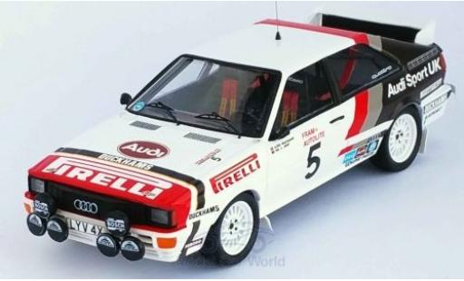 Modellautos Audi Quattro 1/43 Trofeu quattro No.5 Sport UK Welsh Rally 1982 B.Waldegaard/P.Short Audi Quattro 1/43 Trofeu quattro No.5 Sport UK Welsh Rally 1982 B.Waldegaard/P.Short modellautos