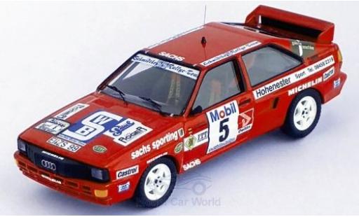 Modellautos Audi Quattro 1/43 Trofeu quattro No.5 Schmidtke Rallye-Team Rallye DM Drei-Städte-Rallye 1986 O.Schmidtke/S.Kücken Audi Quattro 1/43 Trofeu quattro No.5 Schmidtke Rallye-Team Rallye DM Drei-Städte-Rallye 1986 O.Schmidtke/S.Kücken modellautos