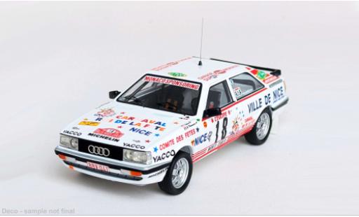 Modellautos Audi Quattro 1/43 Trofeu quattro Rally Monte Carlo 1987 #18 1:43 Audi Quattro 1/43 Trofeu quattro Rally Monte Carlo 1987 #18 1:43 modellautos
