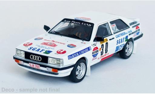 Audi Quattro 1/43 Trofeu quattro weiss Rally Monte Carlo 1987 #30 1:43 modellautos
