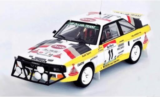 Modellautos Audi Sport Quattro 1/43 Trofeu Sport quattro No.11 HB Team Rallye WM Rally Bandama 1985 F.Braun/A.Fischer Audi Sport Quattro 1/43 Trofeu Sport quattro No.11 HB Team Rallye WM Rally Bandama 1985 F.Braun/A.Fischer modellautos