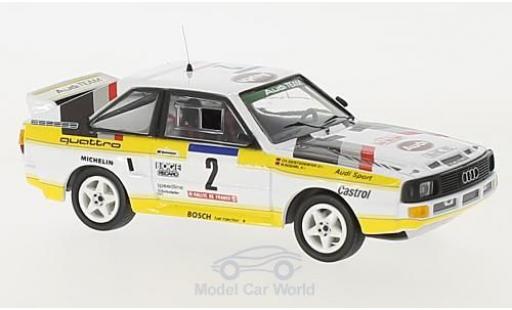 Modellautos Audi Sport Quattro 1/43 Trofeu Sport quattro No.2 HB Team HB Rallye WM Rallye Tour de Corse 1984 mit Decals W.Röhrl/C.Geistdörfer Audi Sport Quattro 1/43 Trofeu Sport quattro No.2 HB Team HB Rallye WM Rallye Tour de Corse 1984 mit Decals W.Röhrl/C.Geistdörfer modellautos