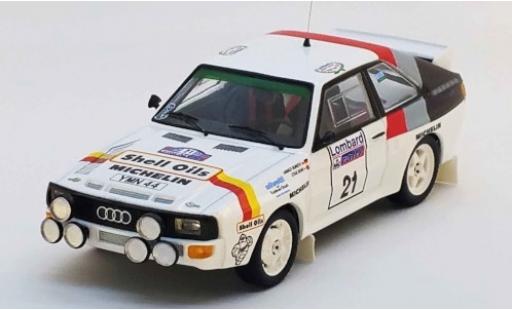 Modellautos Audi Sport Quattro 1/43 Trofeu Sport quattro No.21 S Oils Rallye WM RAC Rallye 1986 H.Demuth/S.Bond Audi Sport Quattro 1/43 Trofeu Sport quattro No.21 S Oils Rallye WM RAC Rallye 1986 H.Demuth/S.Bond modellautos
