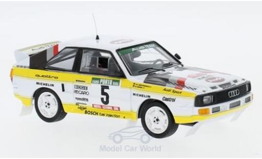 Modellautos Audi Sport Quattro 1/43 Trofeu Sport quattro No.5 HB Rallye WM Rallye Portugal 1985 mit Decals W.Röhrl/C.Geistdörfer Audi Sport Quattro 1/43 Trofeu Sport quattro No.5 HB Rallye WM Rallye Portugal 1985 mit Decals W.Röhrl/C.Geistdörfer modellautos