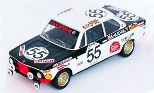 Bmw 2002 1/43 Trofeu No.55 Waterloo 24h Spa Francorchamps 1972 R.Derom/J-M.Detrin modellautos