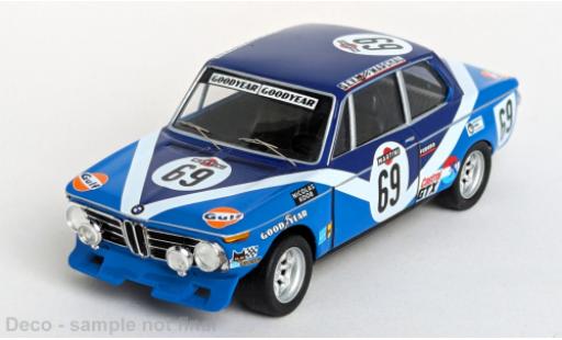 Bmw 2002 1/43 Trofeu Ti 24h Spa Francorchamps 1973 #69 1:43 modellautos